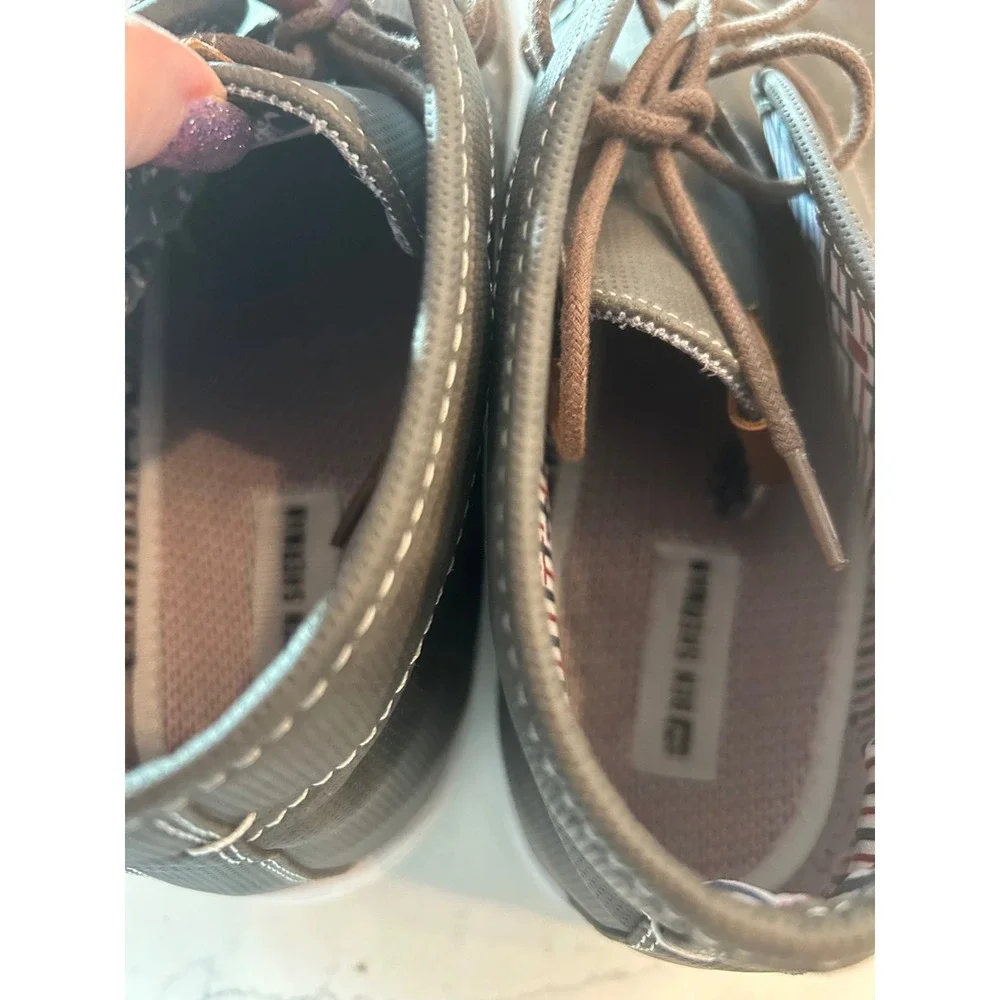 Ben Sherman Men's Gray Chukka Boots Perforated‎ Lace Up Ankle Shoes Size 13